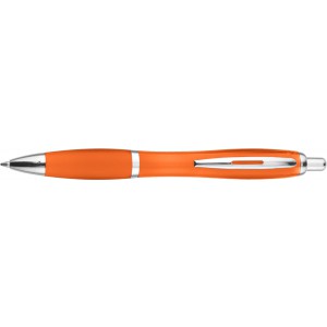 Recycled ABS ballpen Hamza, orange (Plastic pen)