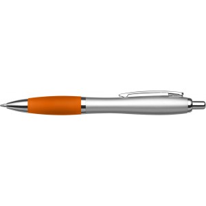 Recycled ABS ballpen Mariam, orange (Plastic pen)
