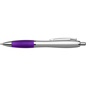 Recycled ABS ballpen Mariam, purple (Plastic pen)
