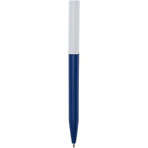 Unix recycled plastic ballpoint pen, Navy (Plastic pen)