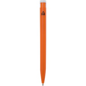 Unix recycled plastic ballpoint pen, Orange (Plastic pen)