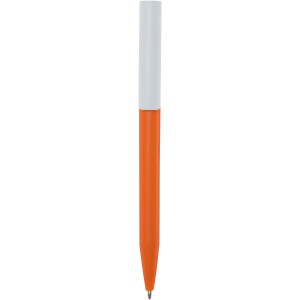 Unix recycled plastic ballpoint pen, Orange (Plastic pen)