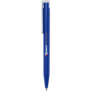Unix recycled plastic ballpoint pen, Royal blue (Plastic pen)