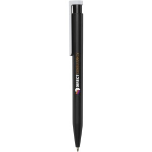 Unix recycled plastic ballpoint pen, Solid black (Plastic pen)