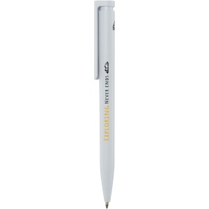 Unix recycled plastic ballpoint pen, White (Plastic pen)
