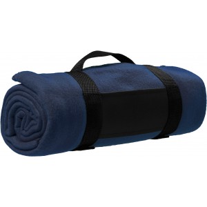 Polar fleece (170-180 gr/m2) blanket Nora, blue (Blanket)