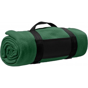 Polar fleece (170-180 gr/m2) blanket Nora, green (Blanket)