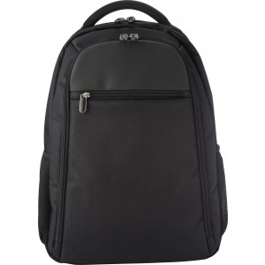 Polyester (1680D) backpack Ivan, black (Backpacks)