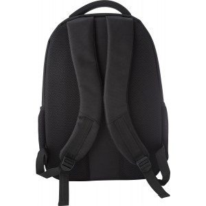 Polyester (1680D) backpack Ivan, black (Backpacks)