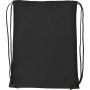 Polyester (210D) drawstring backpack Steffi, black