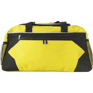 Polyester (600D) sports bag Daphne, yellow (Travel bags)