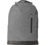 Polyester RPET (600D) backpack Celeste, anthracite