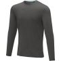 Ponoka long sleeve men's  organic t-shirt, Storm grey