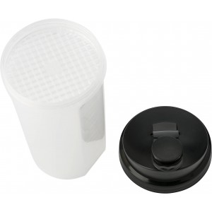 PP and PE protein shaker Talia, black (Glasses)