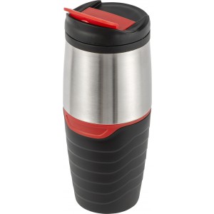 PP and stainless steel mug Pamela, black/silver (Thermos)