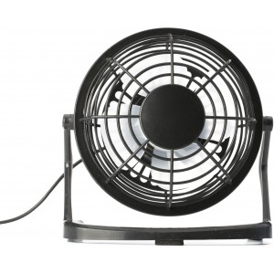 PP desk fan Preston, black (Office desk equipment)