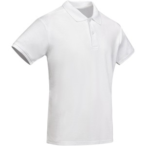 Prince short sleeve men's polo, White (Polo shirt, 90-100% cotton)