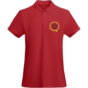 Prince short sleeve women's polo, Red (Polo shirt, 90-100% cotton)