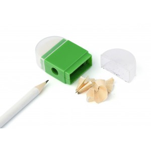 PS pencil sharpener and eraser Pauline, light green (Office desk equipment)