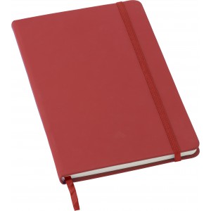 PU notebook Brigitta, red (Notebooks)