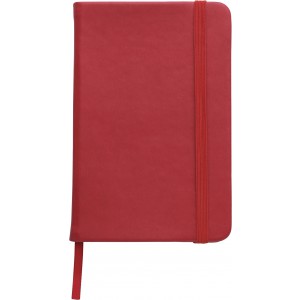 PU notebook Brigitta, red (Notebooks)