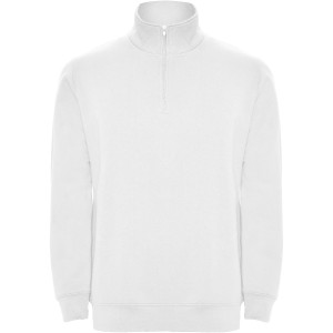 Aneto quarter zip sweater, White (Pullovers)