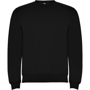Clasica kids crewneck sweater, Solid black (Pullovers)