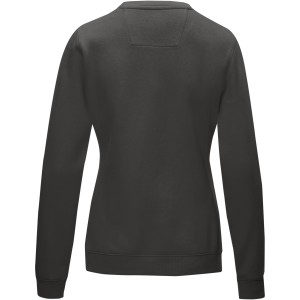 Elevate Jasper women's GOTS organic GRS recycled crewneck sweater, Storm grey (Pullovers)