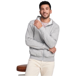 Montblanc unisex full zip hoodie, Marl Grey (Pullovers)