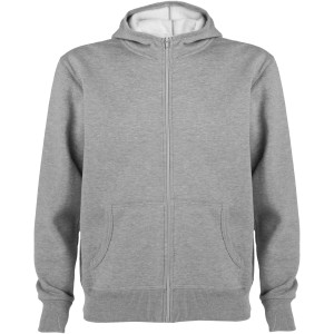 Montblanc unisex full zip hoodie, Marl Grey (Pullovers)