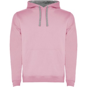 Urban kids hoodie, Light pink, Marl Grey (Pullovers)