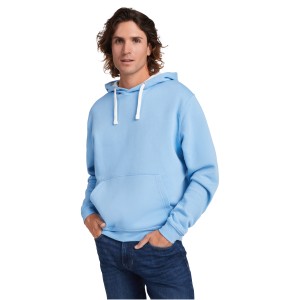 Urban men's hoodie, White, Navy Blue (Pullovers)