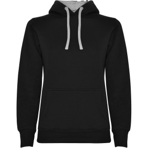 Urban women's hoodie, Solid black, Marl Grey (Pullovers)