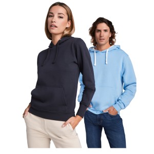 Urban women's hoodie, White, Navy Blue (Pullovers)