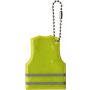 PVC key holder Cecily, yellow