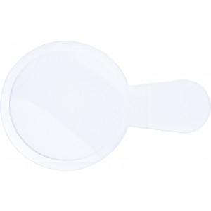 PVC magnifying glass Brennan, white (Office desk equipment)