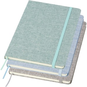 Ramona A5 cotton notebook, Light blue (Notebooks)