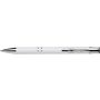 Recycled aluminium ballpen Kamari, white