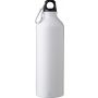 Recycled aluminium bottle (750 ml) Makenna, white