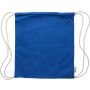 Recycled cotton drawstring bag Joy, Blue