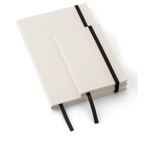 Recycled milk carton notebook A5 Hudson, White (Notebooks)