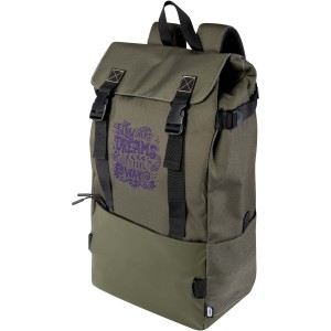 Roam GRS recycled modular backpack, Green (Backpacks)