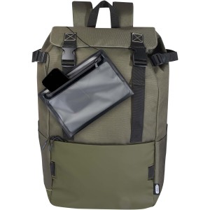 Roam GRS recycled modular backpack, Green (Backpacks)