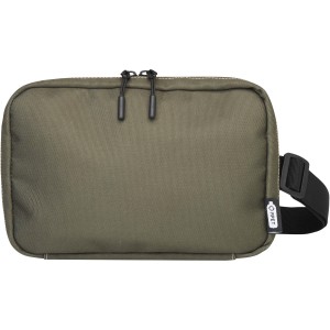 Roam GRS recycled modular toiletry bag, Green (Backpacks)