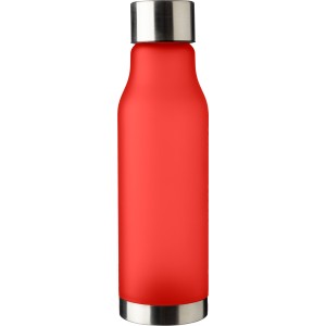 rPET drinking bottle (600 ml) Ruth, red (Water bottles)