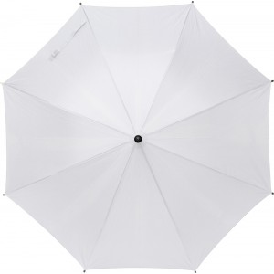 RPET polyester (170T) umbrella Barry, white