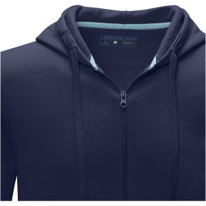Ruby men's  organic GRS recycled full zip hoodie, Navy (Pullovers)
