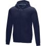 Ruby men's  organic GRS recycled full zip hoodie, Navy