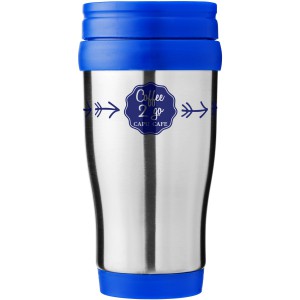 Sanibel 400 ml insulated mug, Silver,Blue (Mugs)