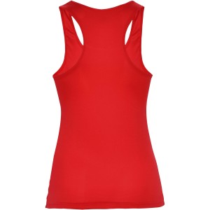 Shura women's sports vest, Red (T-shirt, mixed fiber, synthetic)